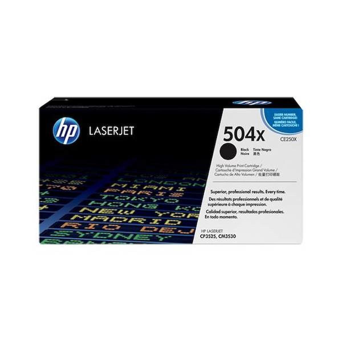 Tonersepeti Hp 504X-CE250X Orjinal Siyah Toner