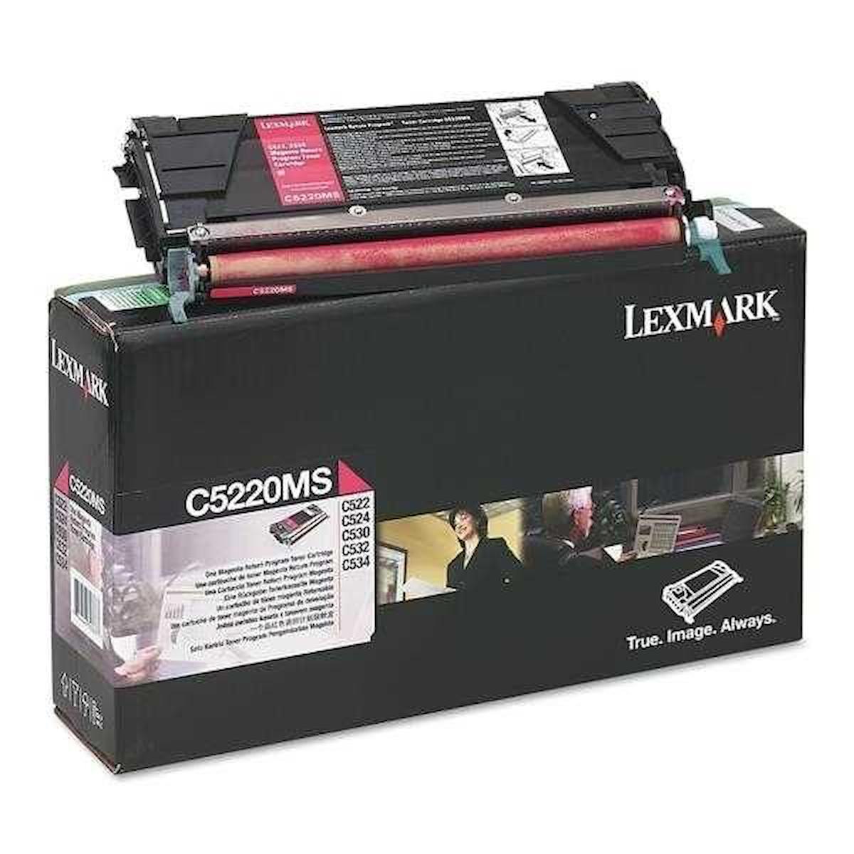 Tonersepeti Lexmark C522-C5220MS Kırmızı Orjinal Toner