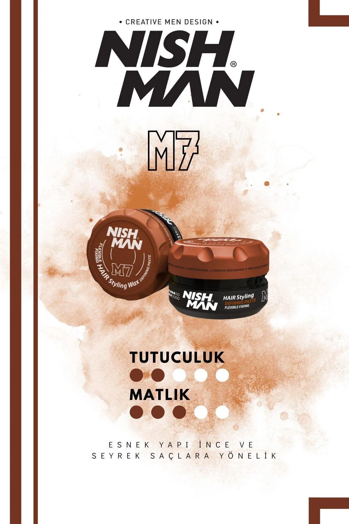 M7 Saç Şekillendirici Mat Wax / Ince Telli Saçlara Yönelik 100 Ml