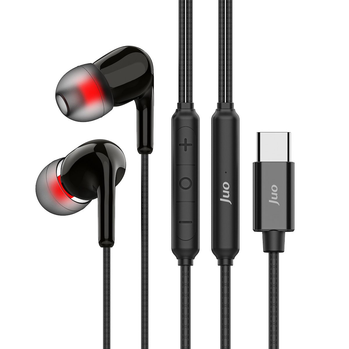 Juo Type-C Mikrofonlu Kablolu Kulak İçi Kulaklık DAC Çip Destekli ENC Gürültü Engelleme