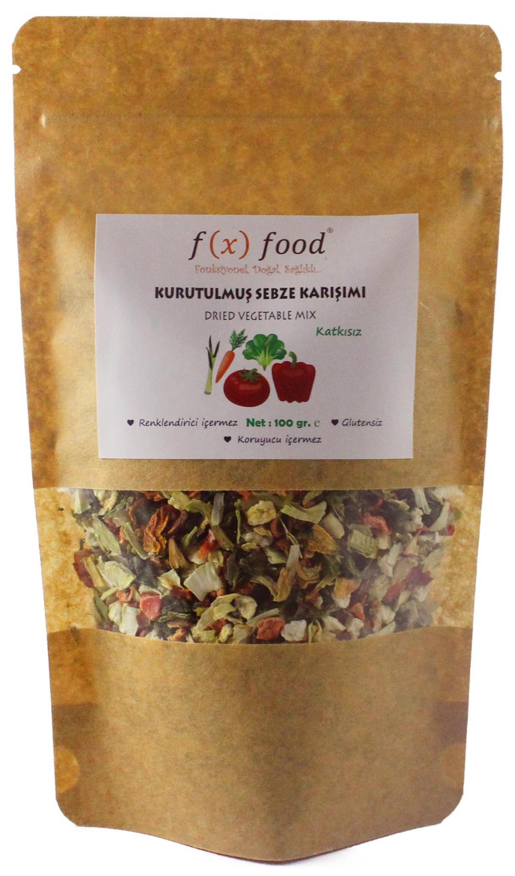 Fx Food Kurutulmuş Sebze Karışımı 100 Gr