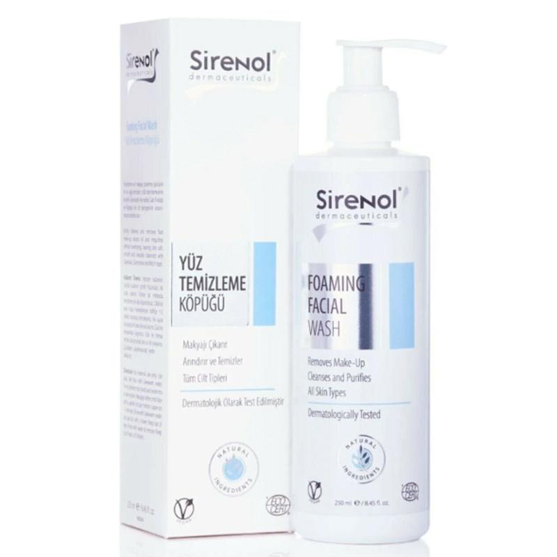 Sirenol Tüm Ciltler için Temizleyici Yüz Temizleme Köpüğü 250 ml 