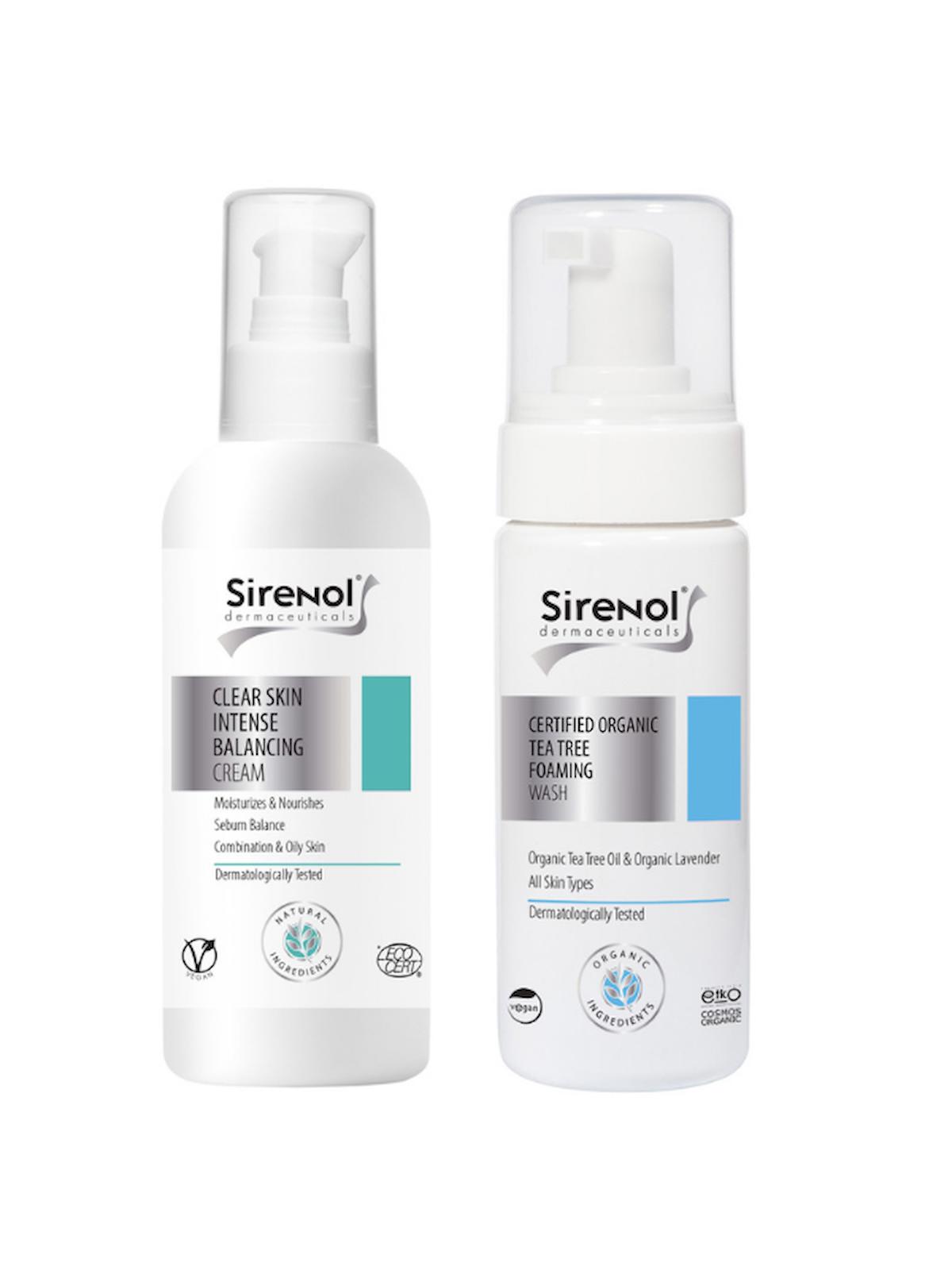 Sirenol Çay Ağacı Köpük Dengeleyici Set 60 mL / 150 mL