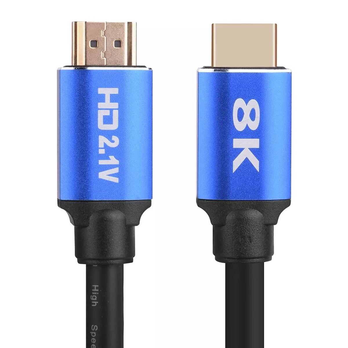 8K Ultra HD 2.1V 48Gbps Altın Kaplama HDMI Kablosu UHD 1.5 Metre 5094