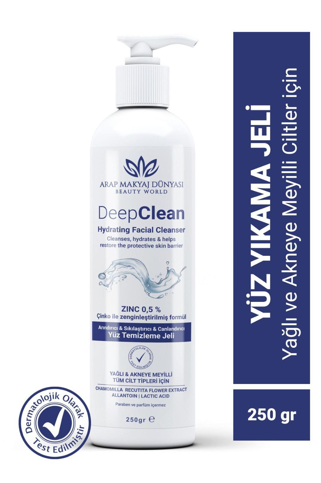 DeepClean Yüz Temizleme Jeli 250gr