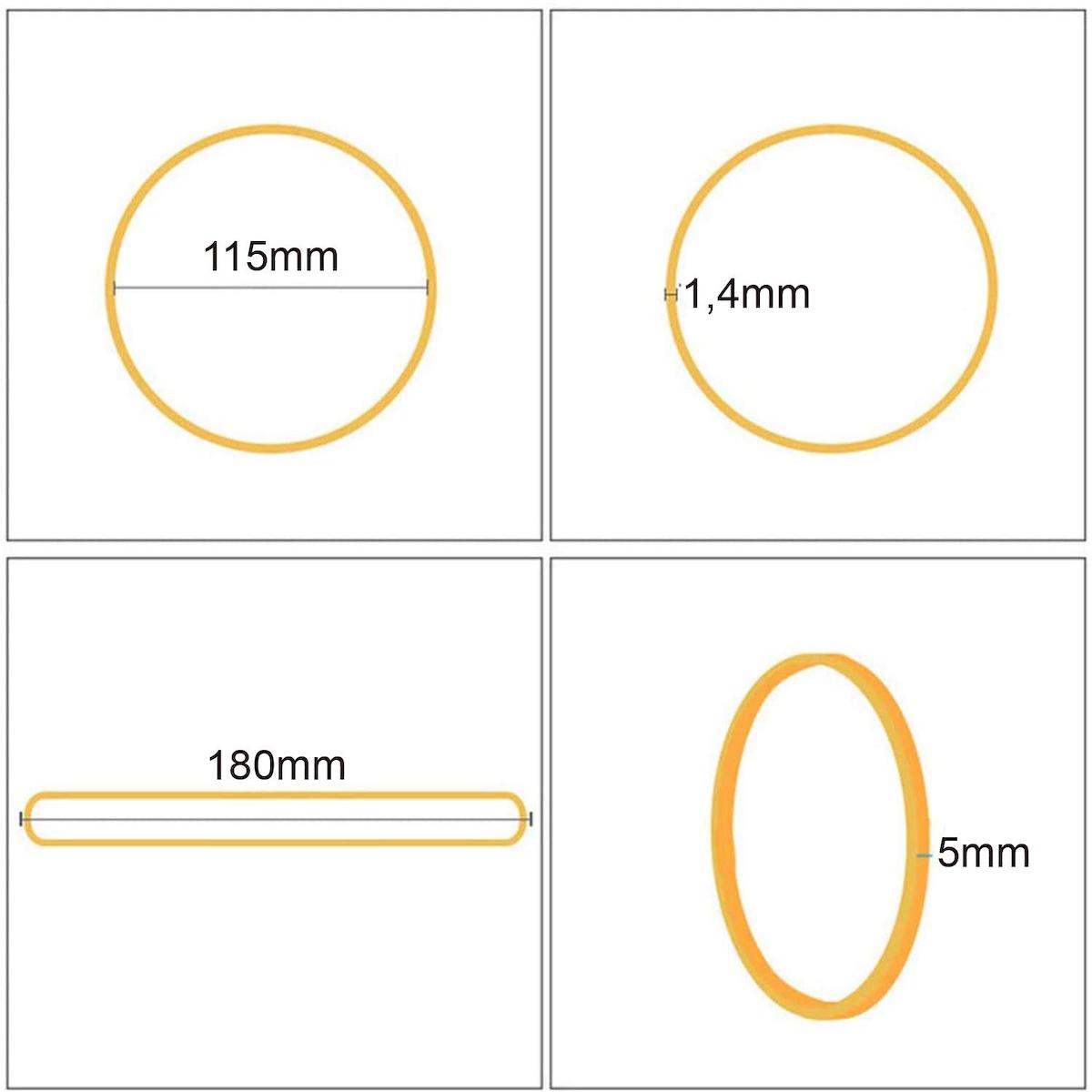 Ekoset 180x5mm Geniş Kauçuk Paket Ambalaj Kasa Lastiği 100 Adet