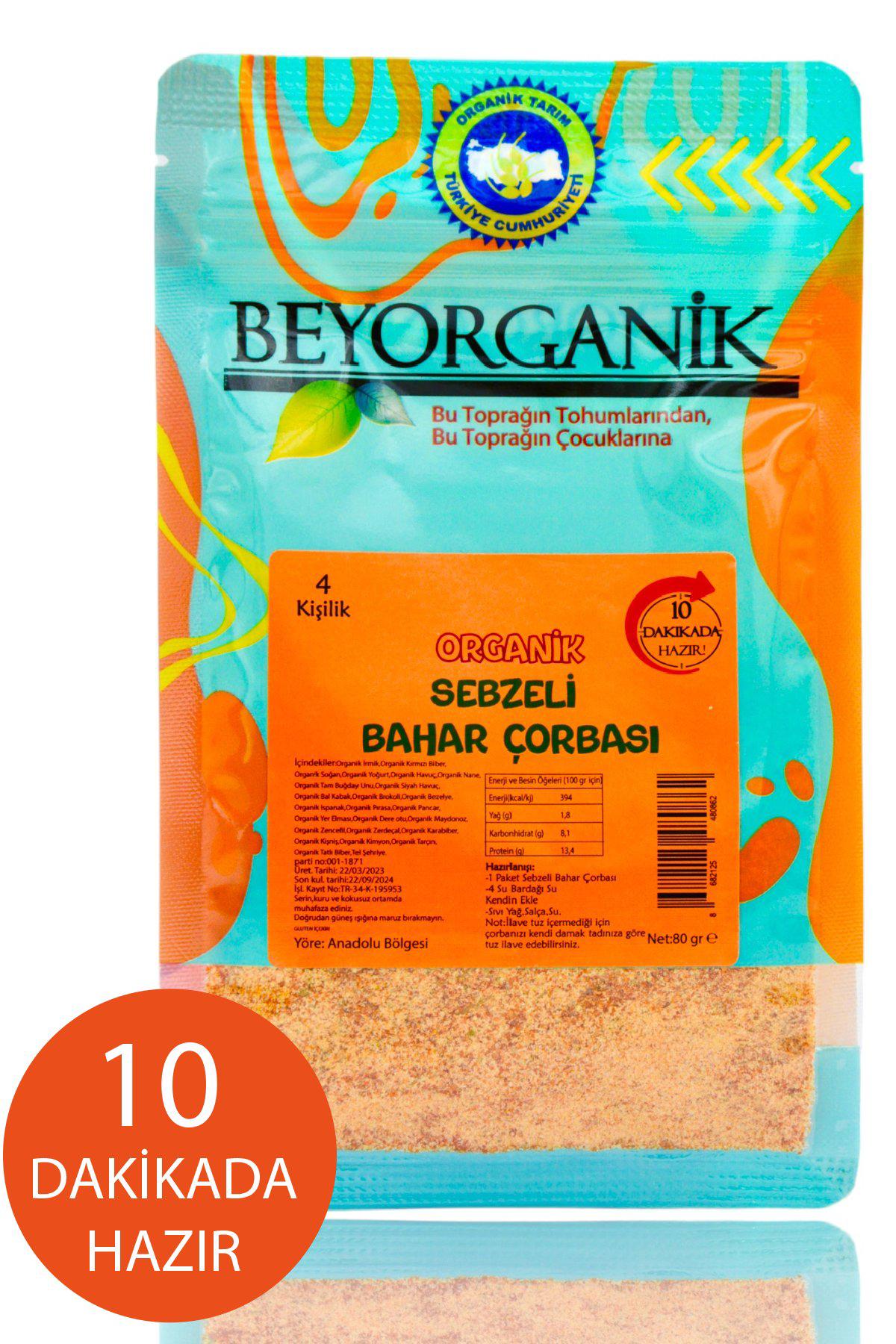 Organik SEBZELİ BAHAR ÇORBASI 80gr * (10 DK HAZIR )