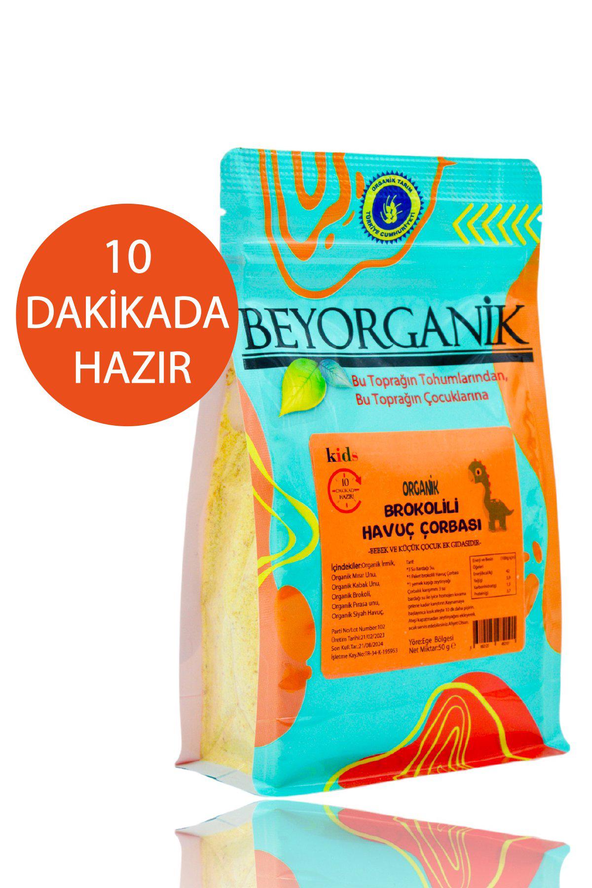 Organik Brokolili Havuç Çorbası 50gr (10 dakikada hazır)