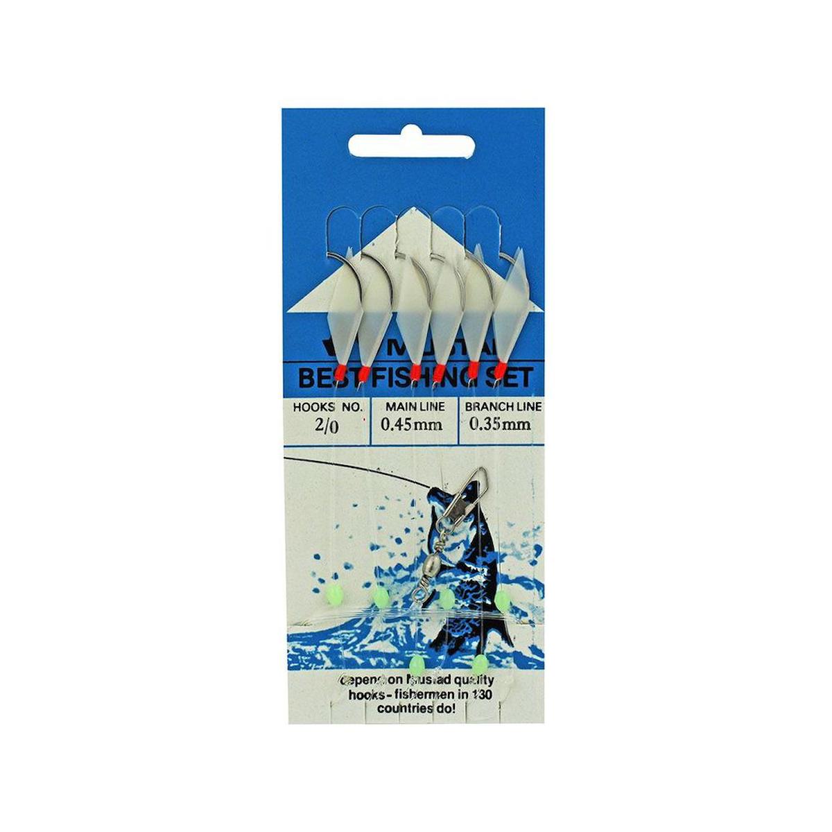 Mustad Best Fishing Set 0,45 0,35 Mm No:2/0 Çapari