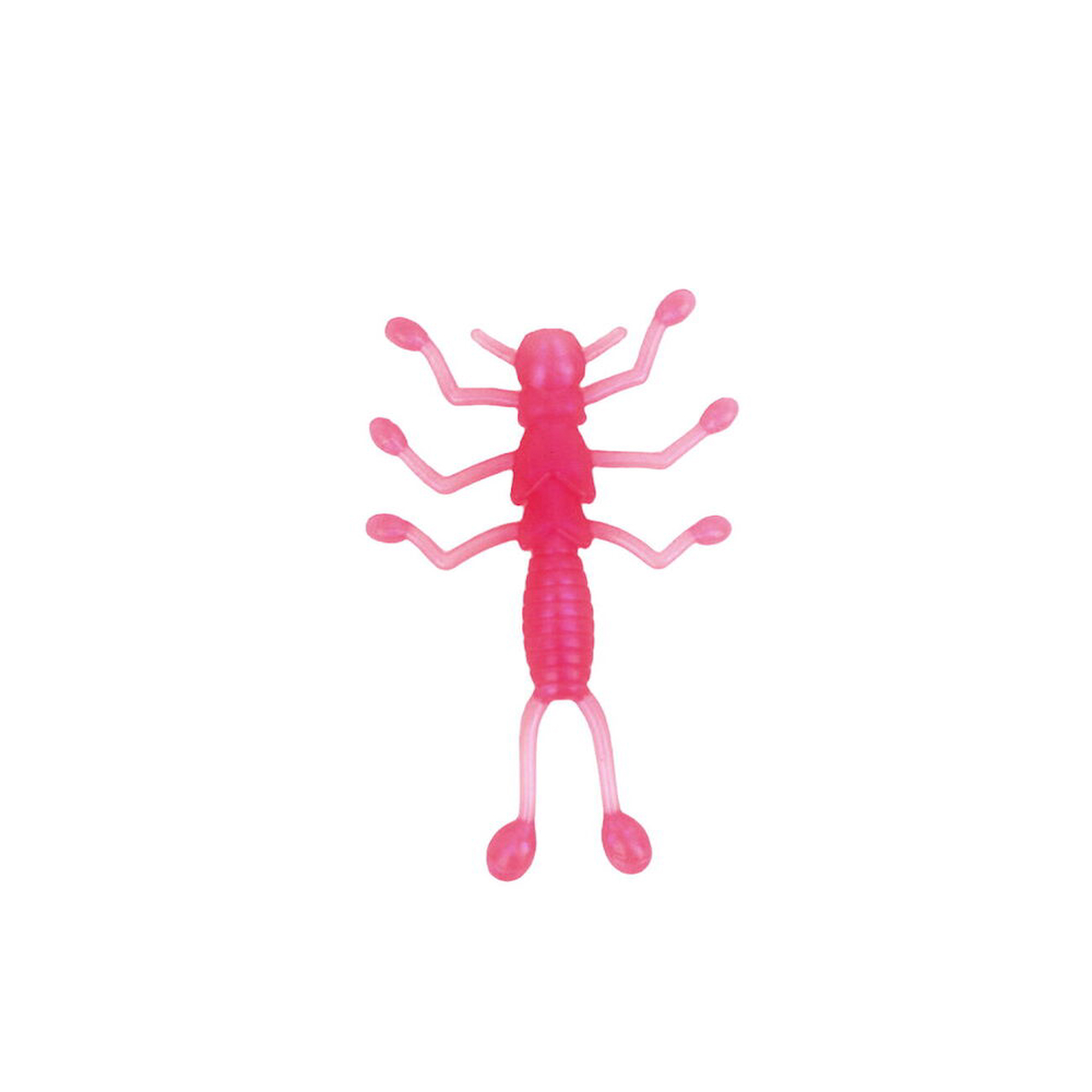 Crony Worm Tale 5.6 Cm Pink 10 Pcs