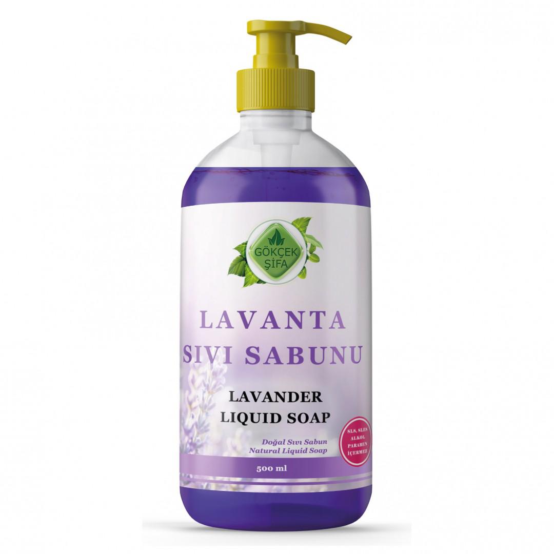 Lavanta Sıvı Sabunu (LAVENDER LİQUİD SOAP) 500 Ml.