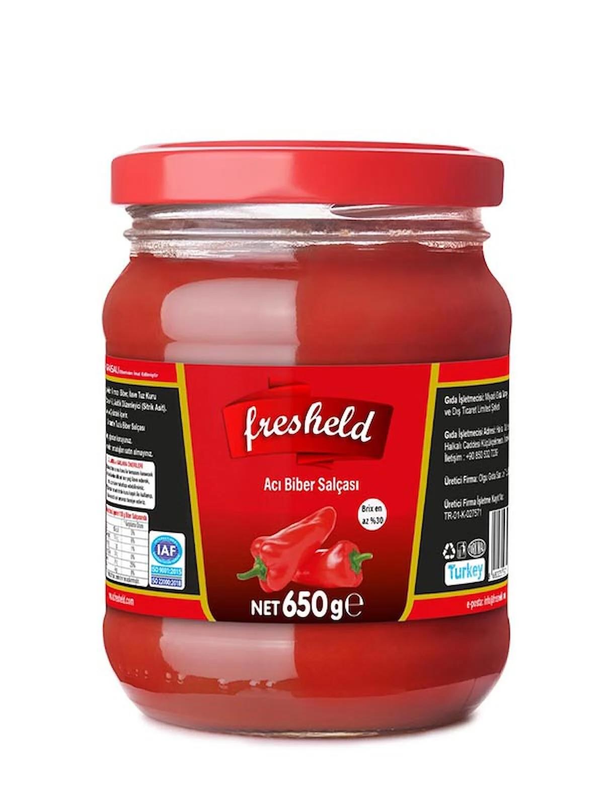 Fresheld Acı Biber Salçası 650 gr