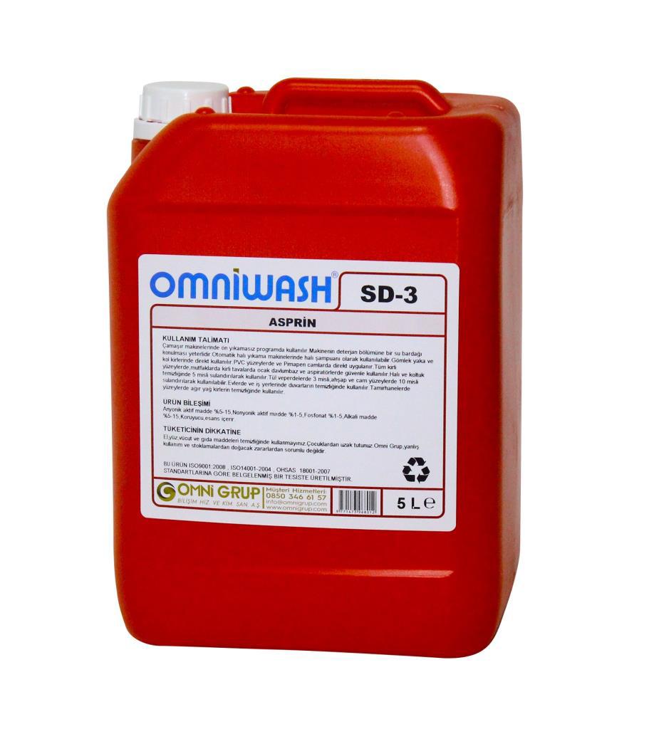 Omniwash SD-3 5000ml Asprin Genel Temizlik Ürünü 