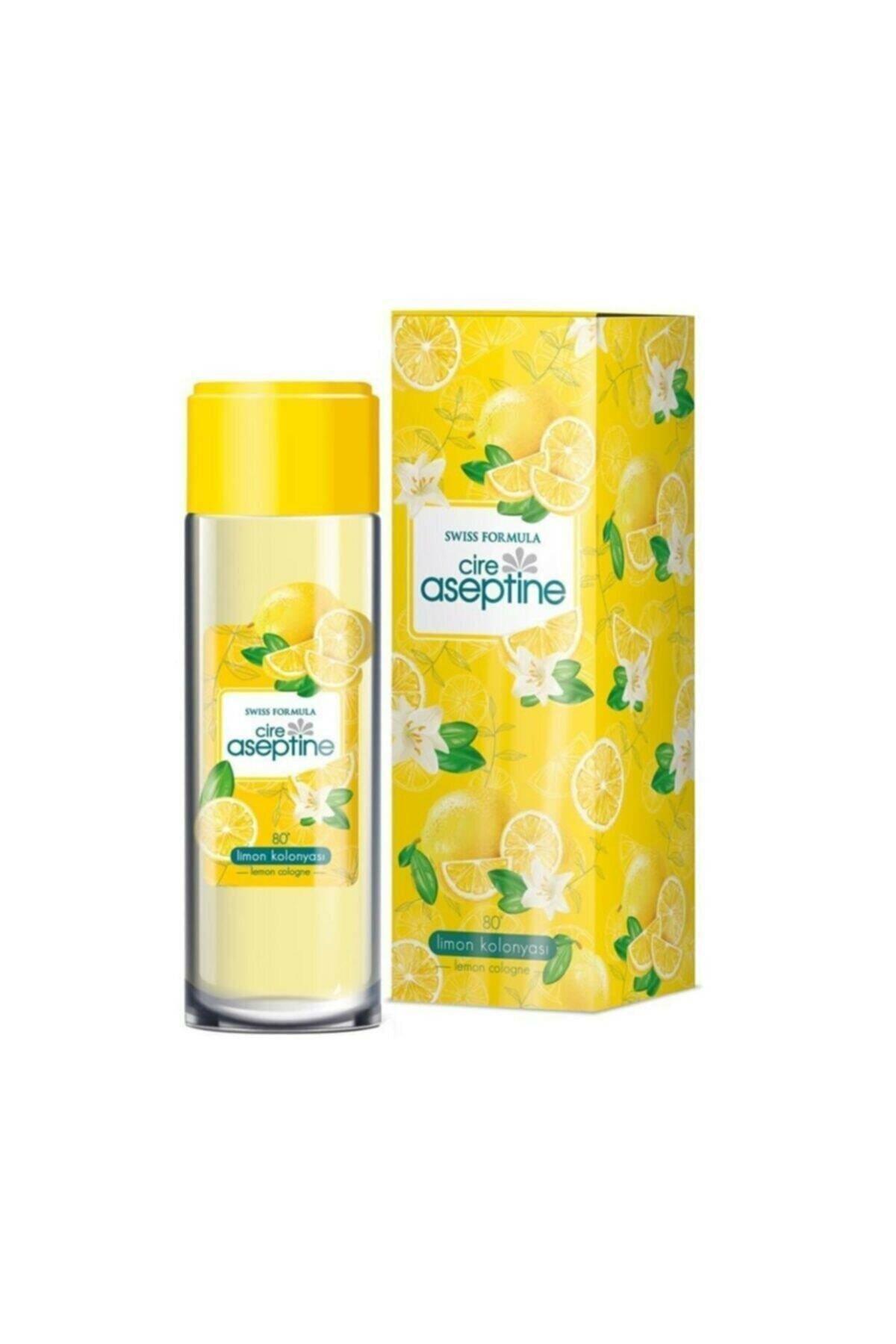 Cire Aseptine Limon Kolonyası 80 Derece Pet Şişe 400 ml