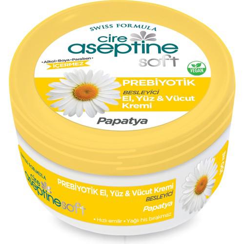 Cire Aseptine Soft Prebiyotik Tüm Cilt Tipleri İçin Papatya Özlü Su Bazlı Yağsız Besleyici Yüz Bakım Kremi 100 ml