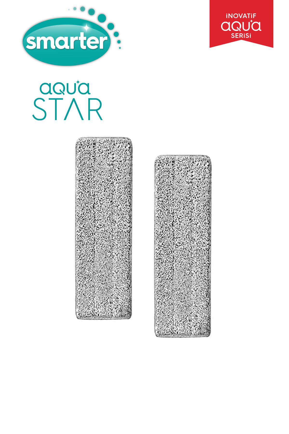 SMARTER AQUA STAR YEDEK MOP 2 ADET PASPAS