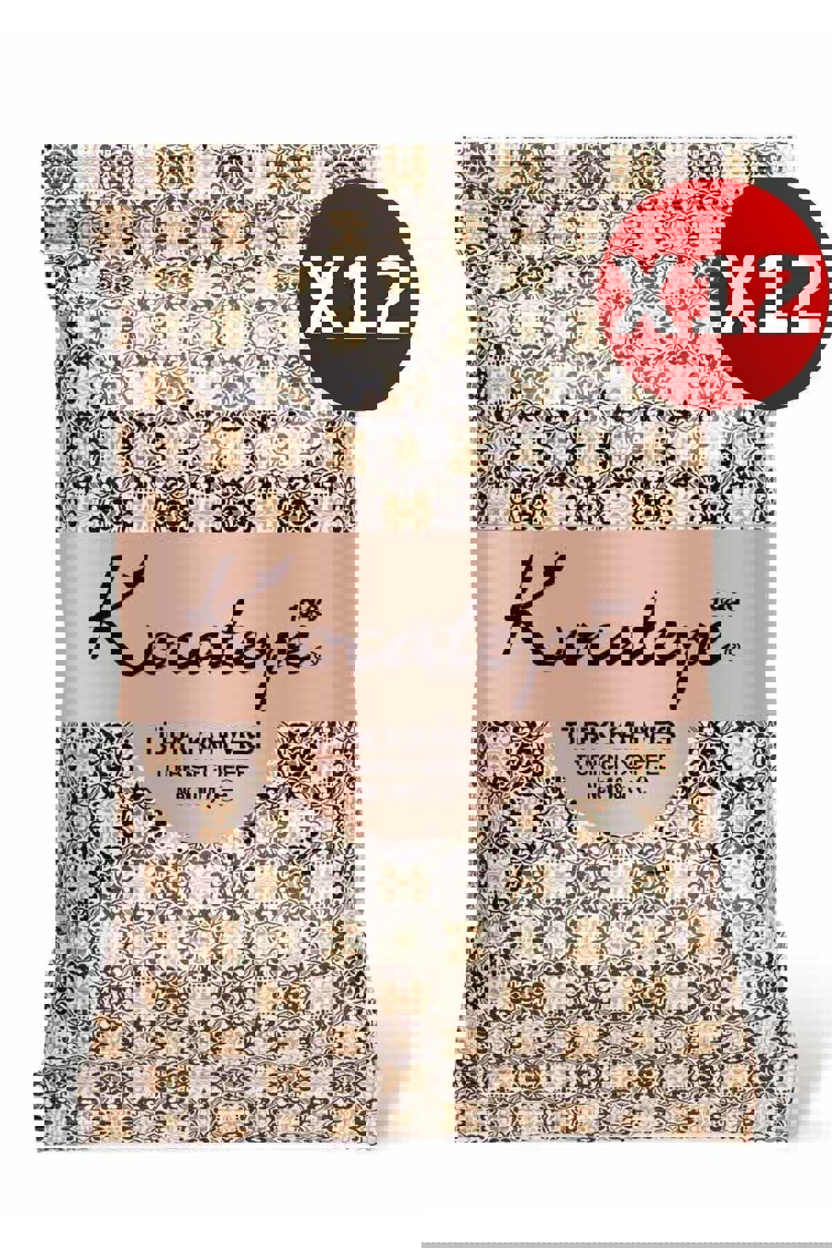 Kocatepe Türk Kahvesi 100 Gr Folyo 12'li Paket