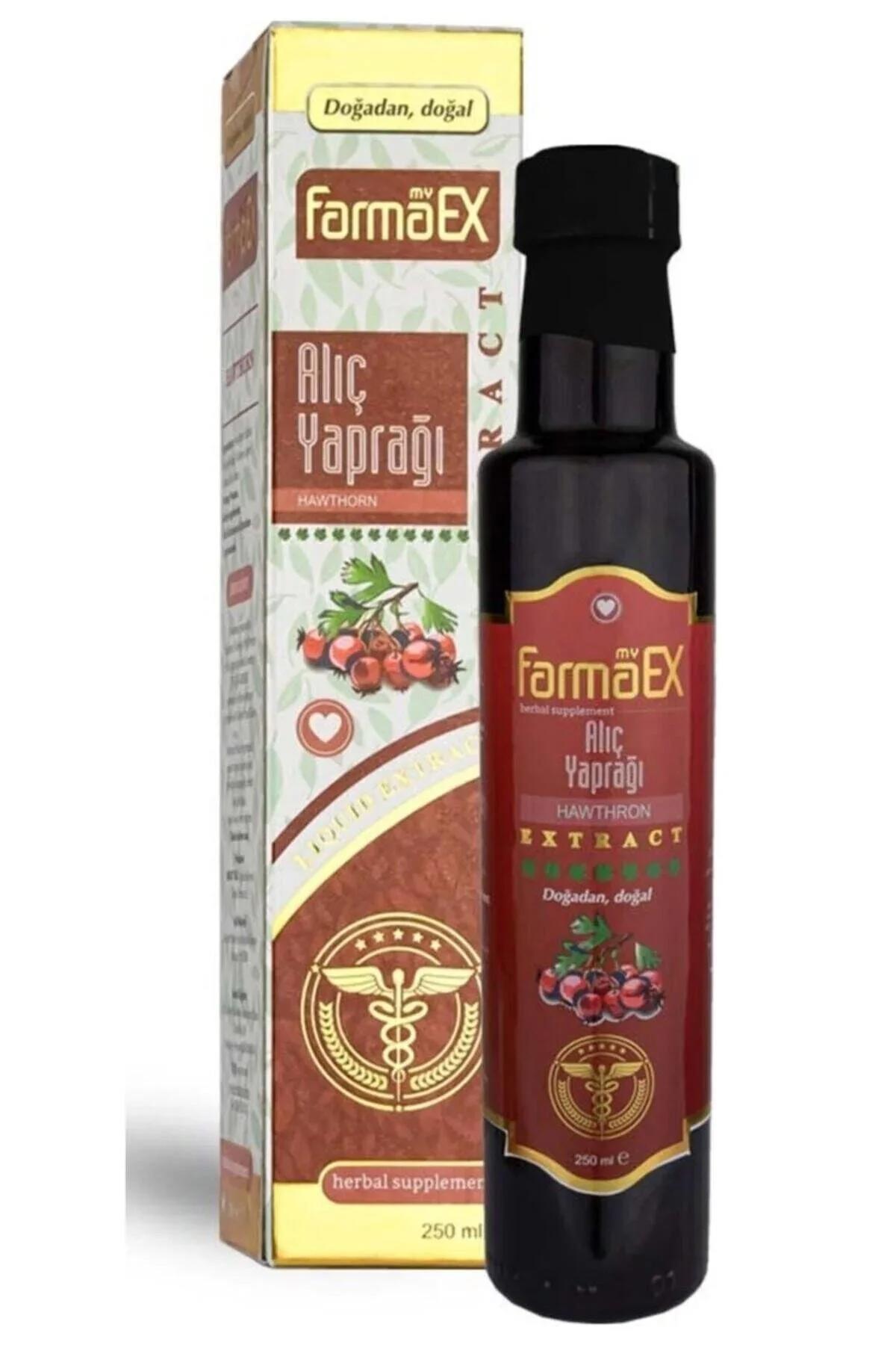 Farmaex  Alıç Yaprağı Ekstraktı 250 ml Alıç Yaprağı Sıvı Ekstresi Alıç Extract