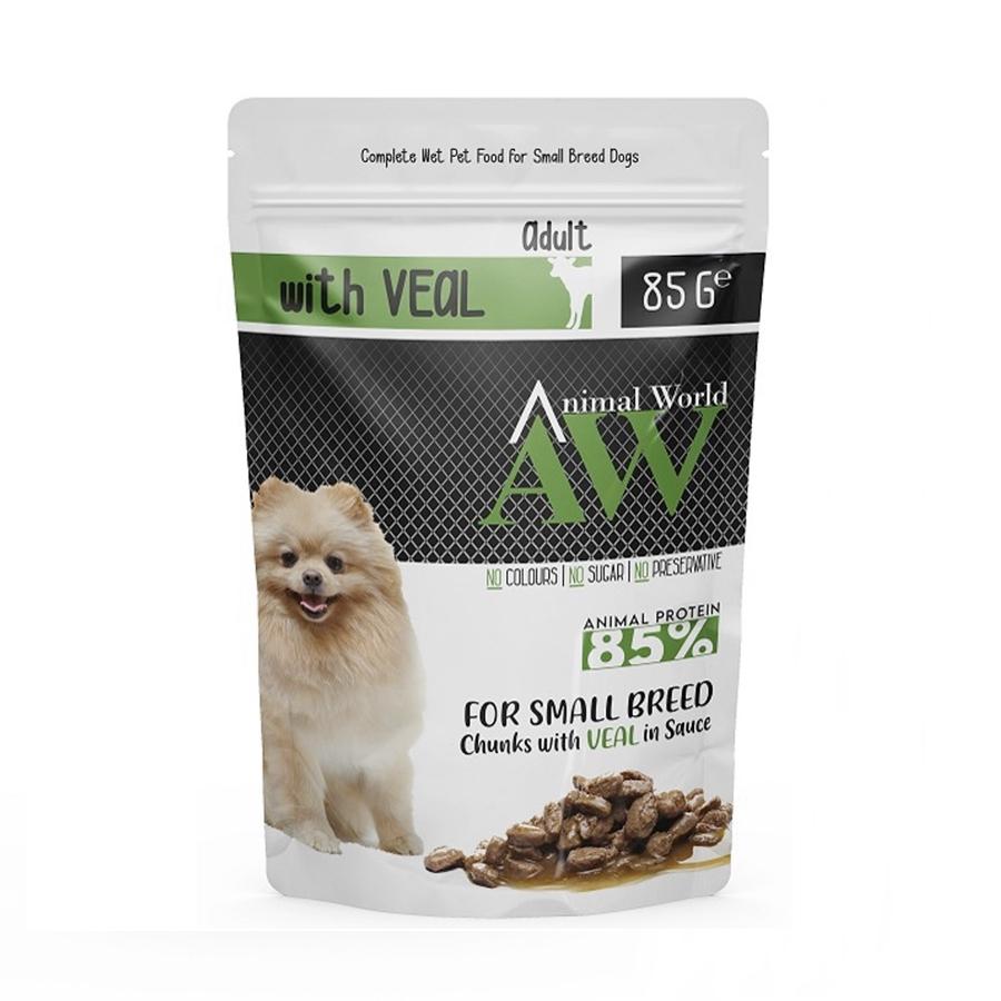 Animal World Dana Etli Küçük Irk Köpek Pouch Mama 85 Gr