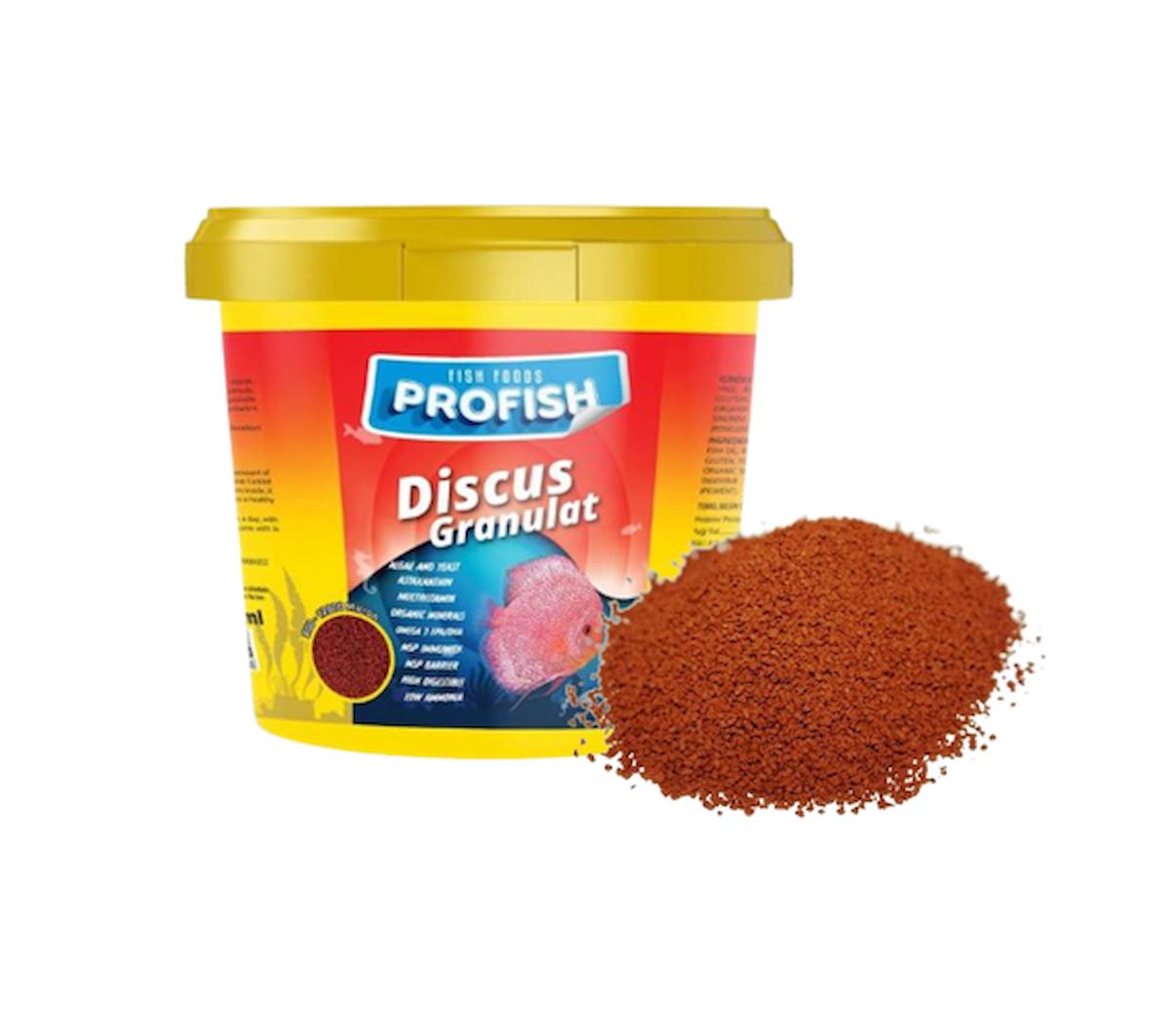 Profish Bits Diskus Granulat Etçil Balık Yemi 100 Gr