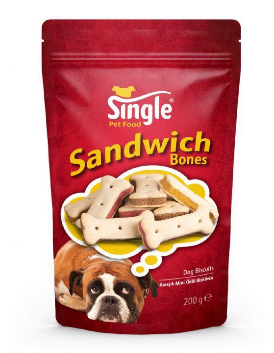 Single Sandwich Tahıllı Yetişkin Bisküvi 200 gr 