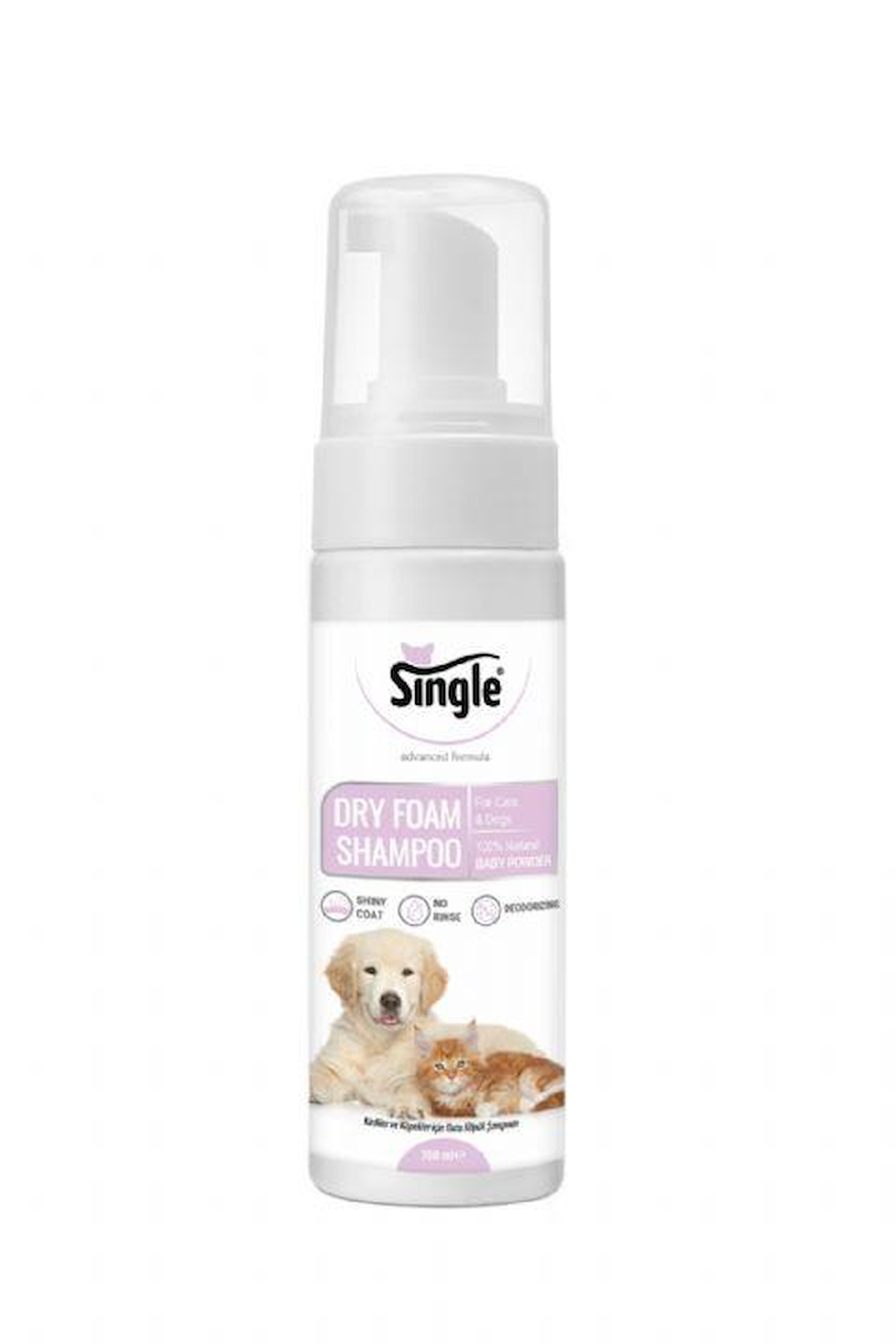 Single Köpük Şampuan Baby Powder 200 ml