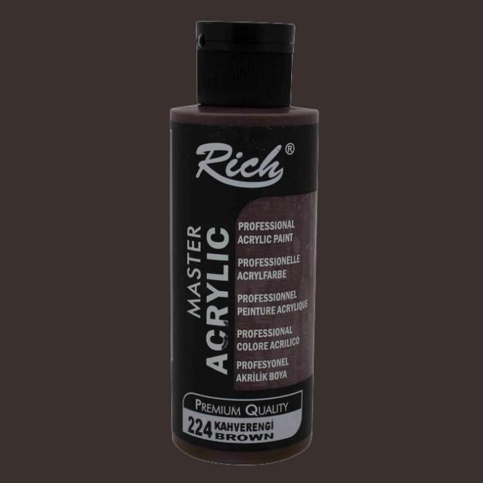 Rich Master Akrilik Boya 120ml 224 Kahverengi