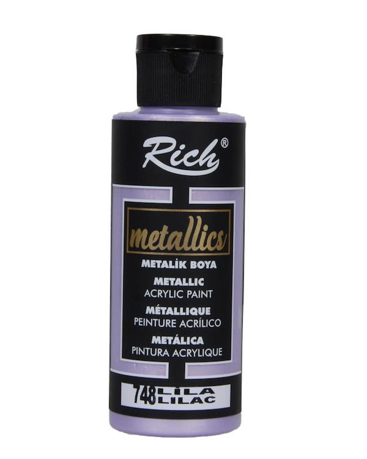 Rich Metalik Akrilik Boya Lila 120ml 