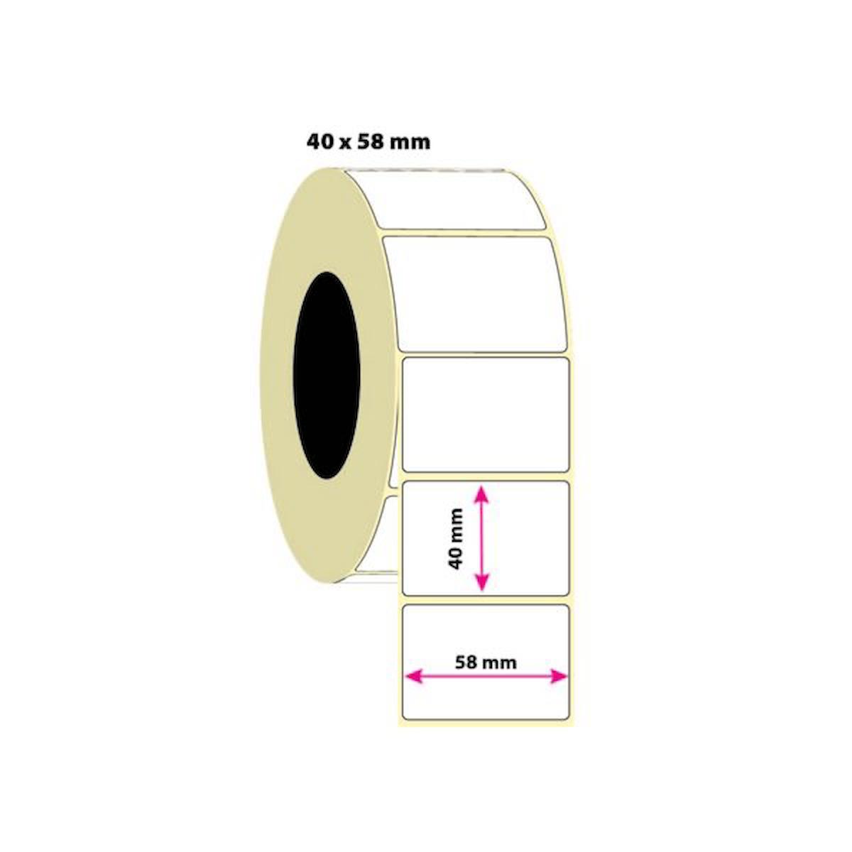 40x58mm Termal Etiket | 6 Rulo | 500 sarım |