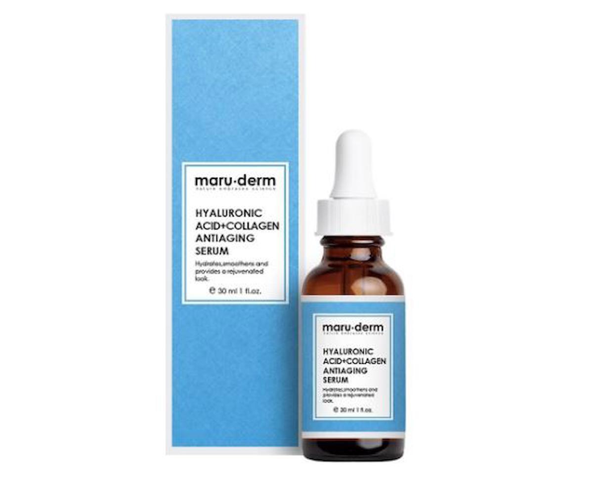 MARU.DERM HYALURONIC ACID+COLLAGEN ANTIAGING SERUM (YAŞLANMA KARŞITI HYALÜRONİK ASİT VE KOLAJEN SERUMU)