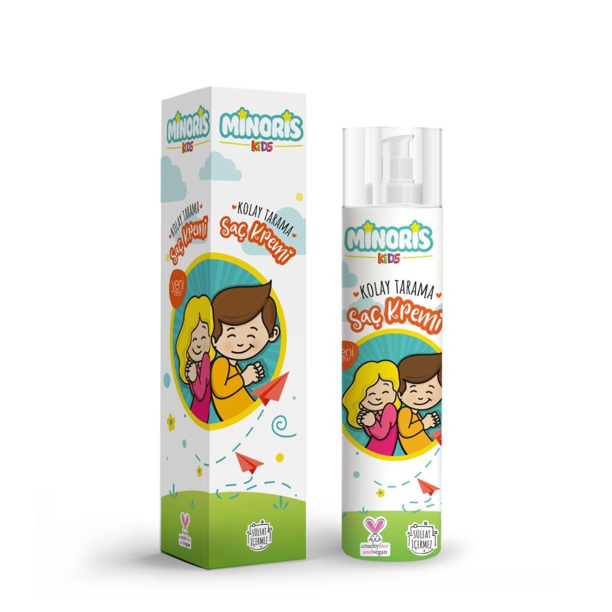 Minoris Kids Taramayı Kolaylaştırıcı Tüm Saç Tipleri İçin Saç Kremi 200 ml