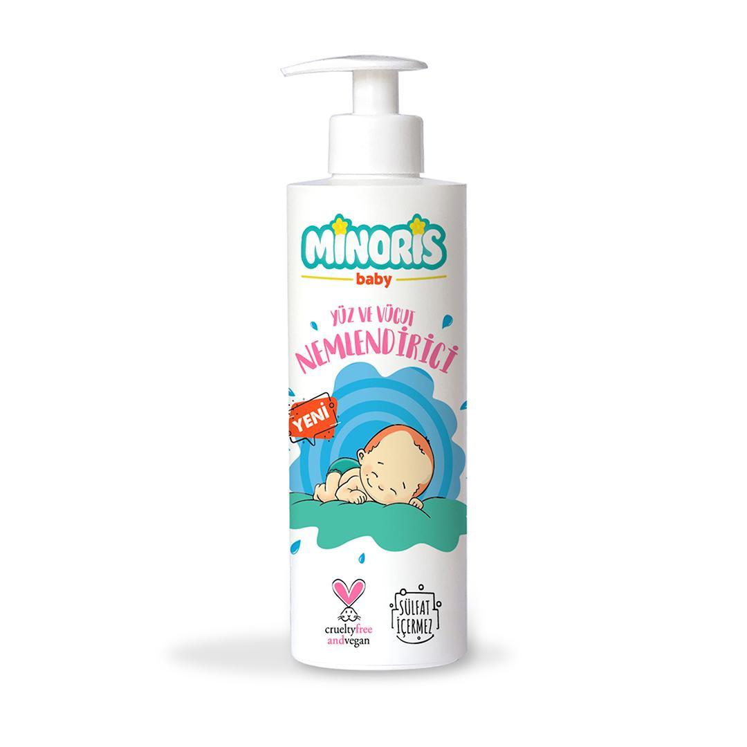 Minoris Baby Organik El, Yüz ve Vücut Nemlendirici Su Bazlı Jel 200ml