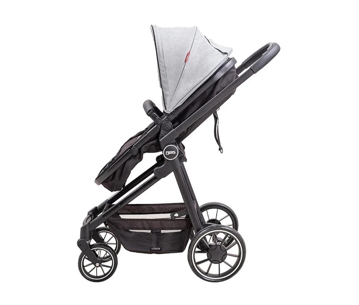 Baby2Go Lizbon Travel Sistem Bebek Arabası Açık Gri