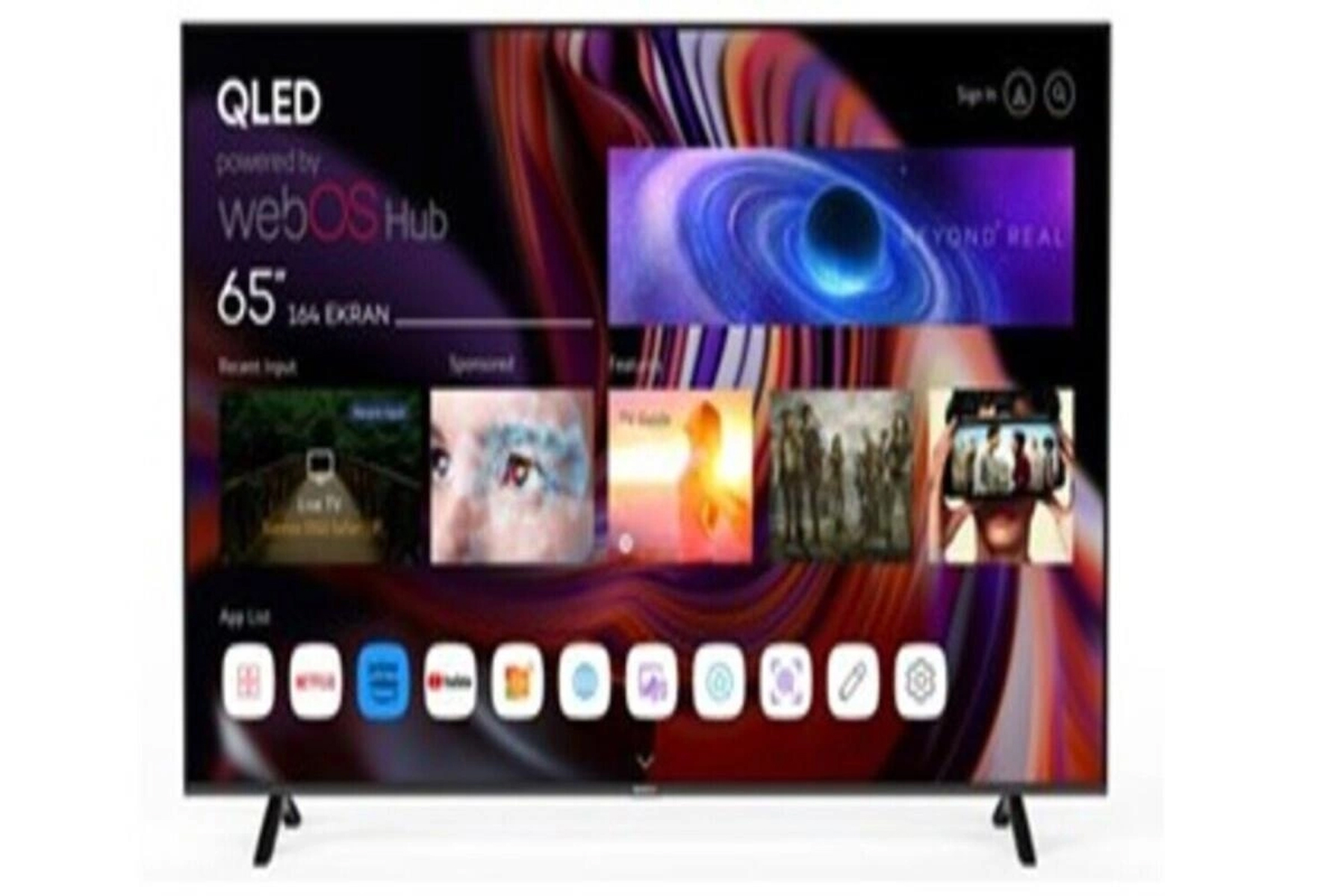 SUNNY TV SN65QUMLN-W02M 65″ QLED ULTRA HD 4K WEBOS TV