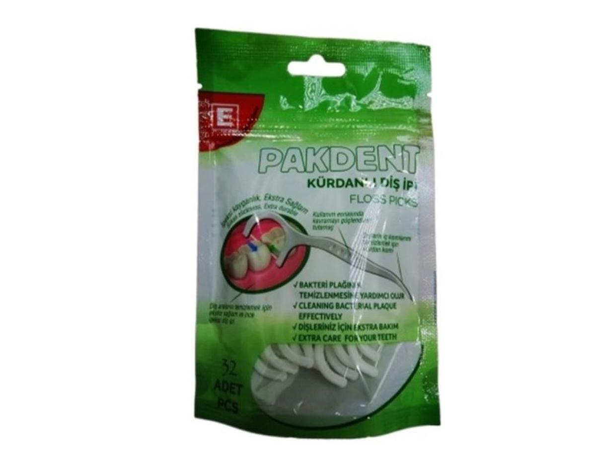 Pakdent Kürdanlı Diş Ipi 32'li 8682442201805