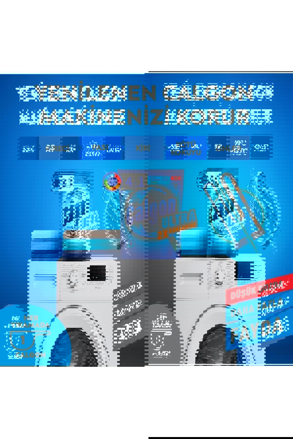 Calgon Ultra 2x750 gr Toz Kireç Önleyici
