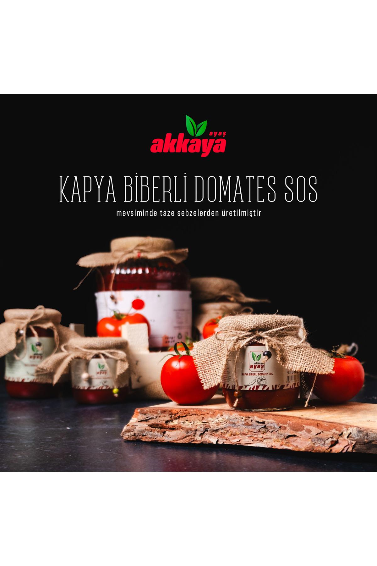 Ayaş Akkaya Kapya Biberli Domates Sos 380 G