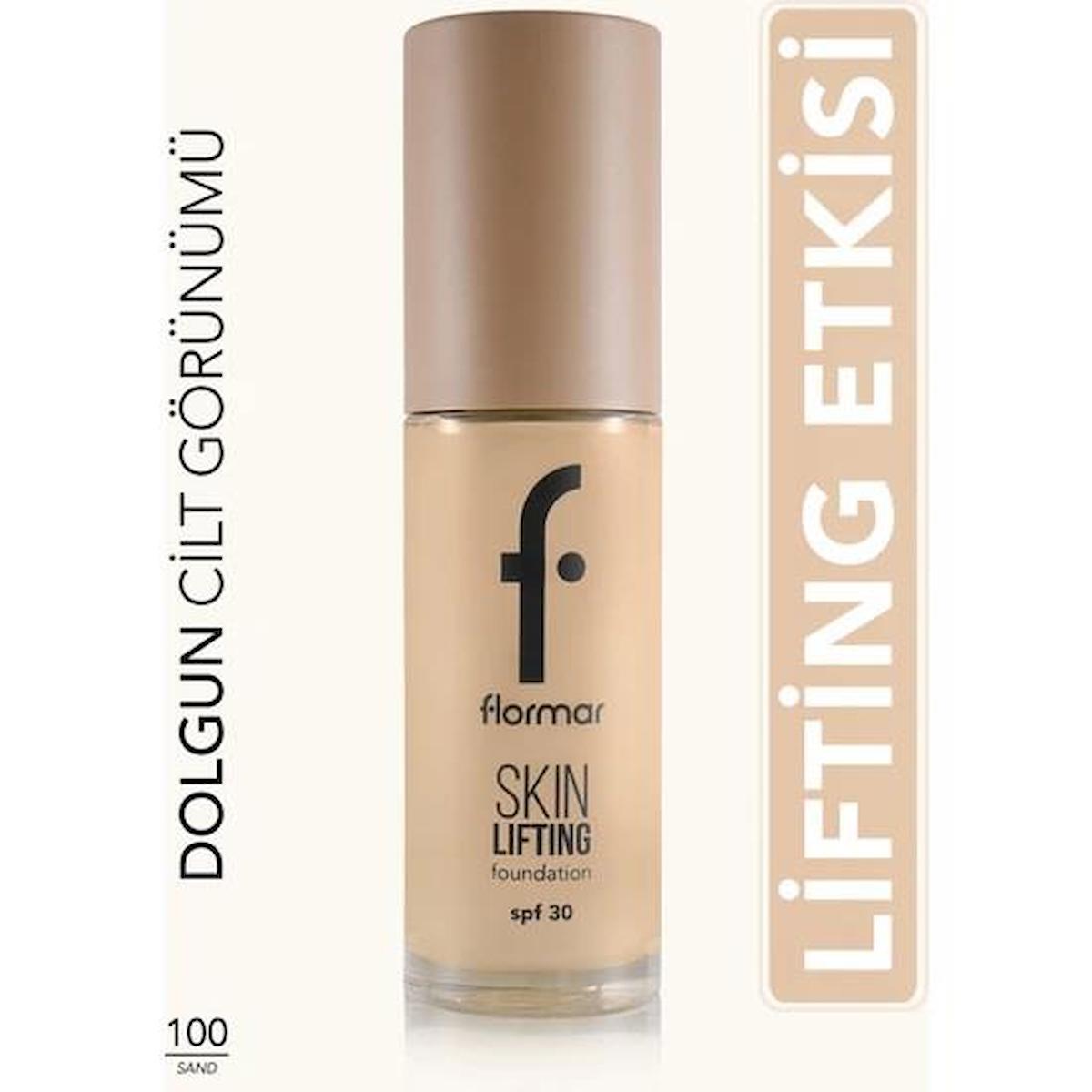 Flormar Skın Lıftıng Foundation 100 Sand 30 Ml