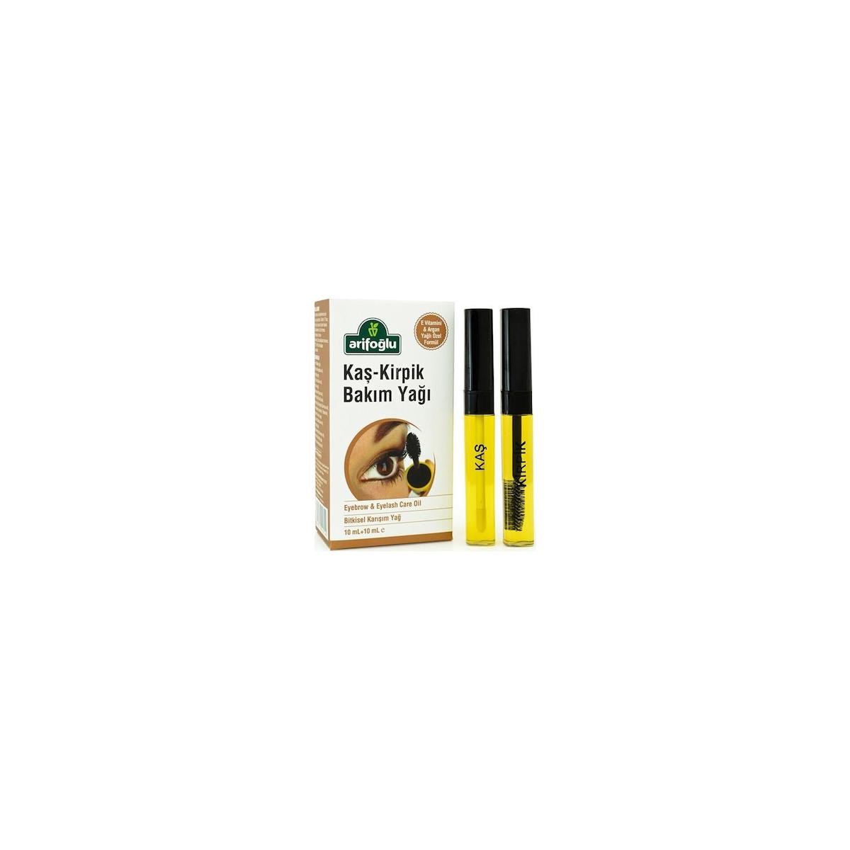 Arifoğlu Kaş Kirpik Bakım Yağı 10+10ML (Doğal E Vitaminli Organik Argan Yağlı)