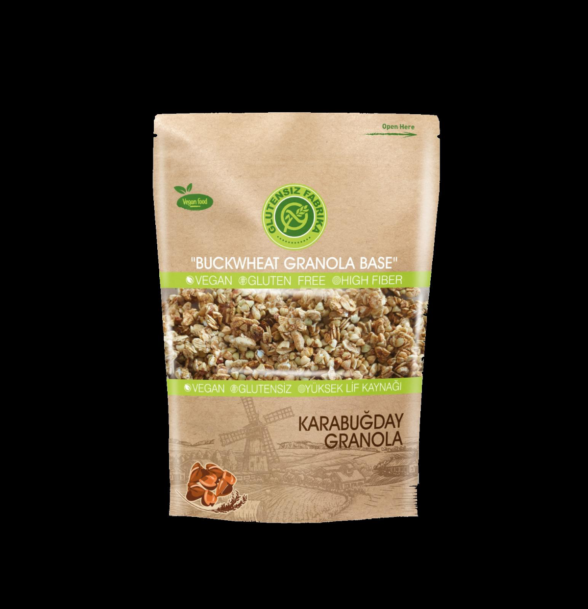 GLUTENSİZ FABRİKA YULAF & KARABUĞDAY GRANOLA 300 GRAM