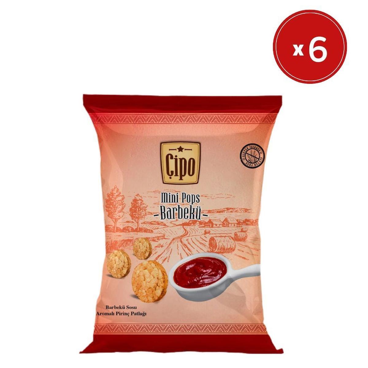 ÇİPO BARBEKÜ 6 PAKET GLUTENSİZ ATIŞTIRMALIK