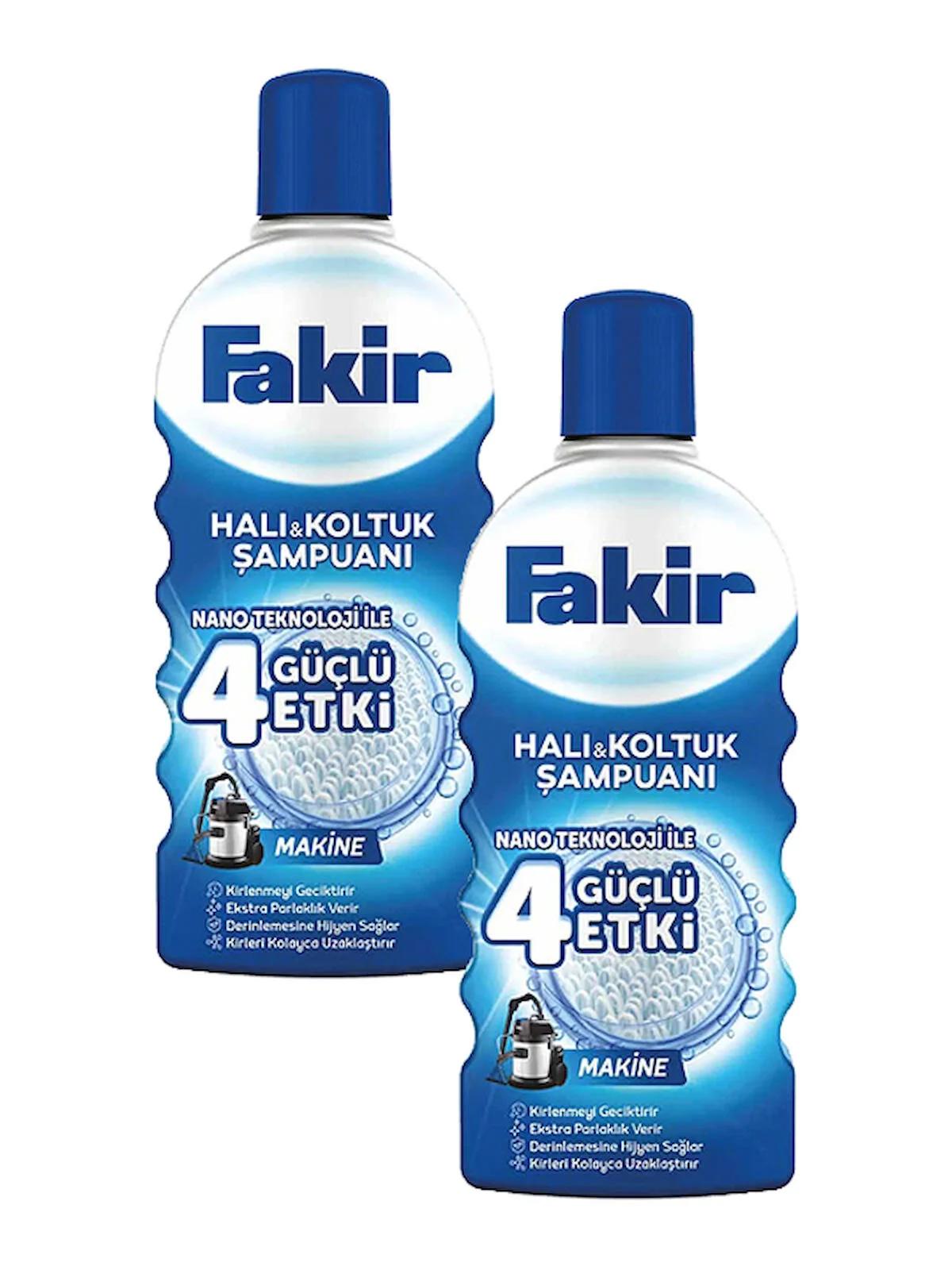 Fakir Halı ve Koltuk Şampuanı Lavanta Kokulu Makine 1000 ml x 2