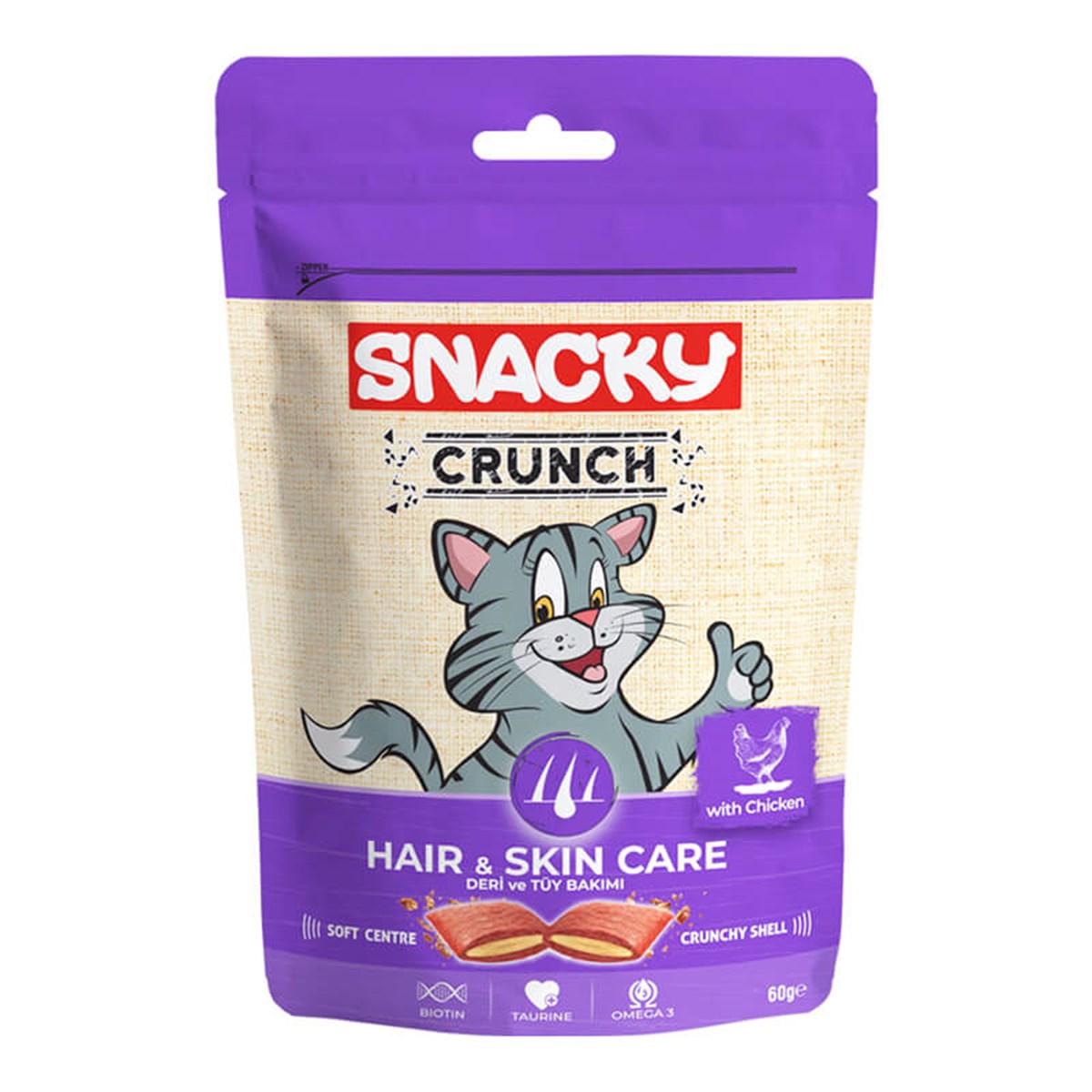 Snacky Crunch Tavuklu Granül Yetişkin Kedi Ödülü 60 g 