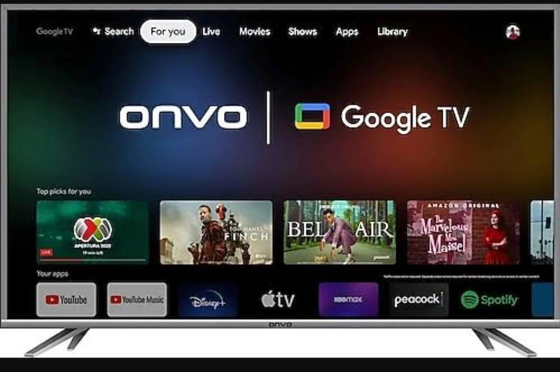 ONVO 65OVF9001UQ 65'' 165 Ekran Uydu Alıcılı 4K Ultra HD Google Smart QLED TV