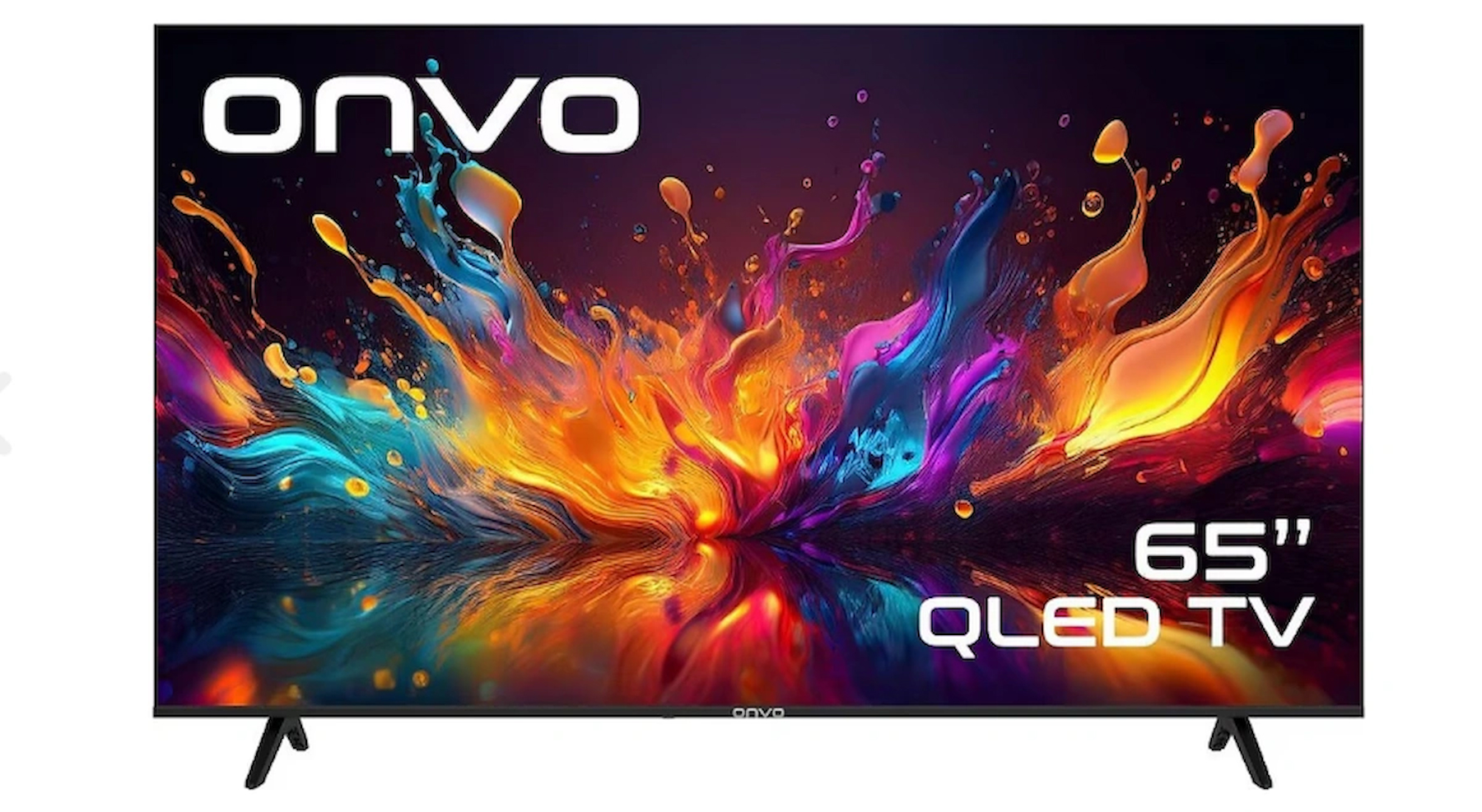 ONVO VQ90/ 65″ FRAMELESS UHD QLED GOOGLE TV ULTRA İNCE ÇERÇEVE