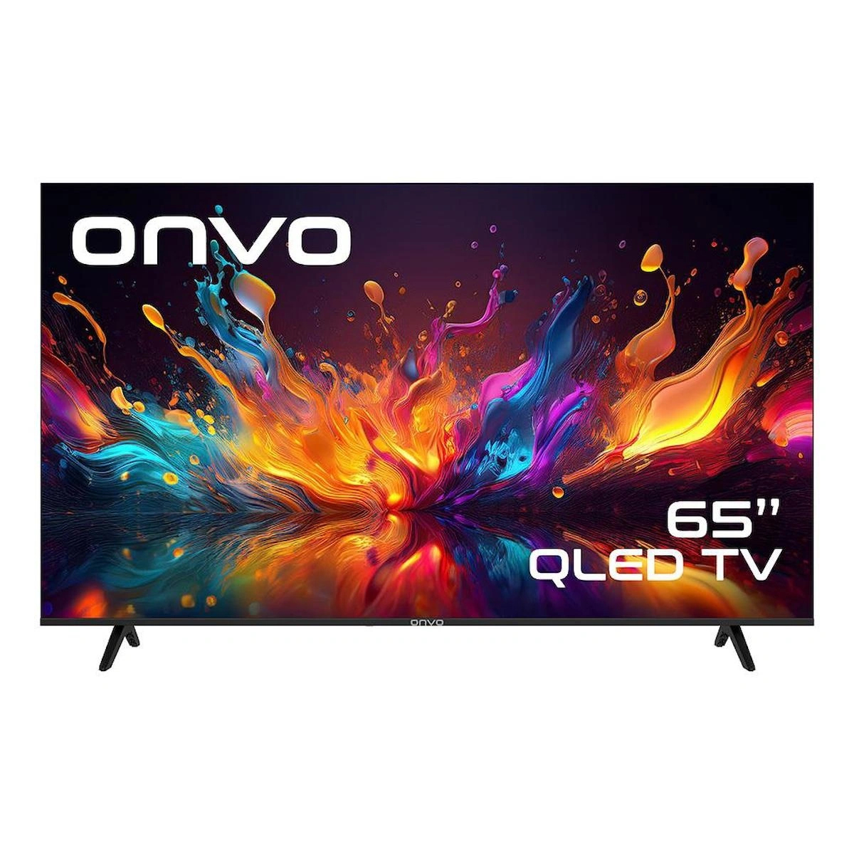 ONVO 65VQ90F3UA 65inc 165 cm 4K UHD FRAMELESS Google Smart QLED TV