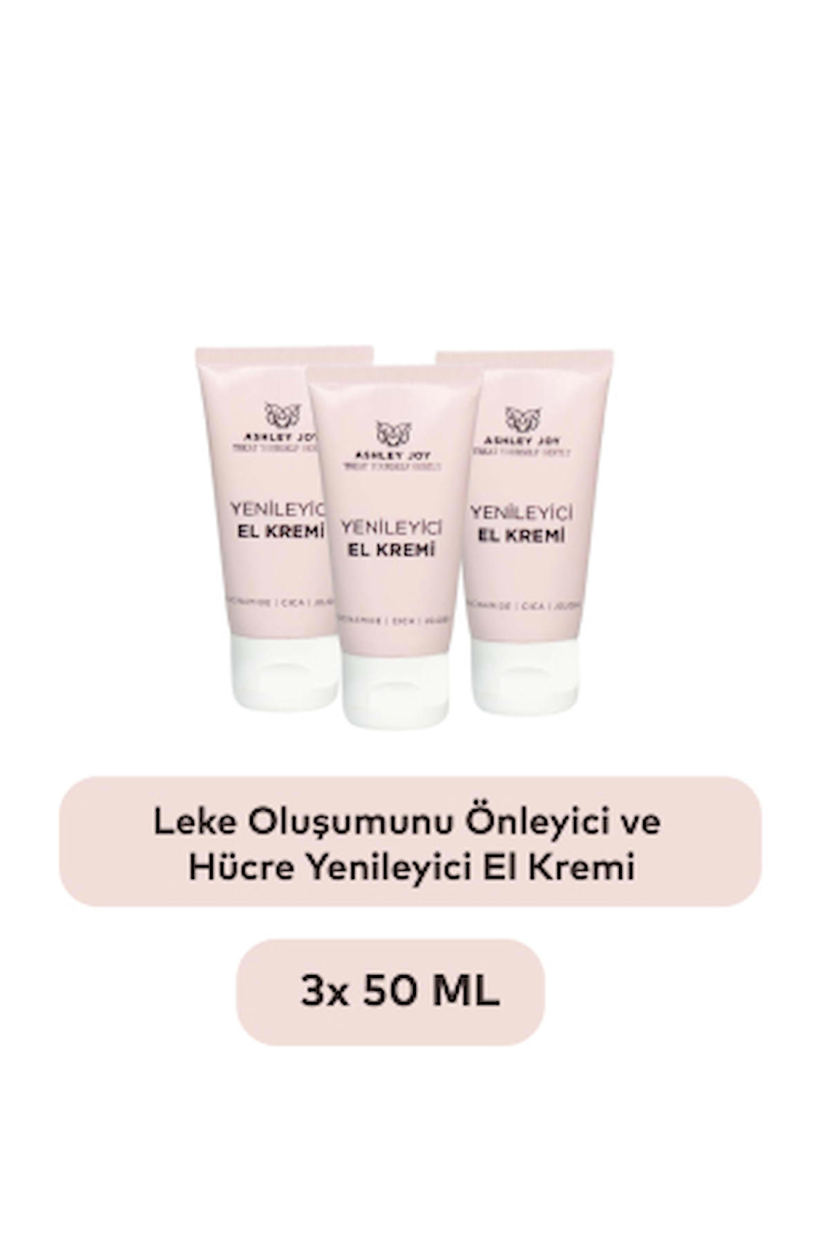 Ashley Joy Yenileyici El Kremi x3 Avantajlı Set