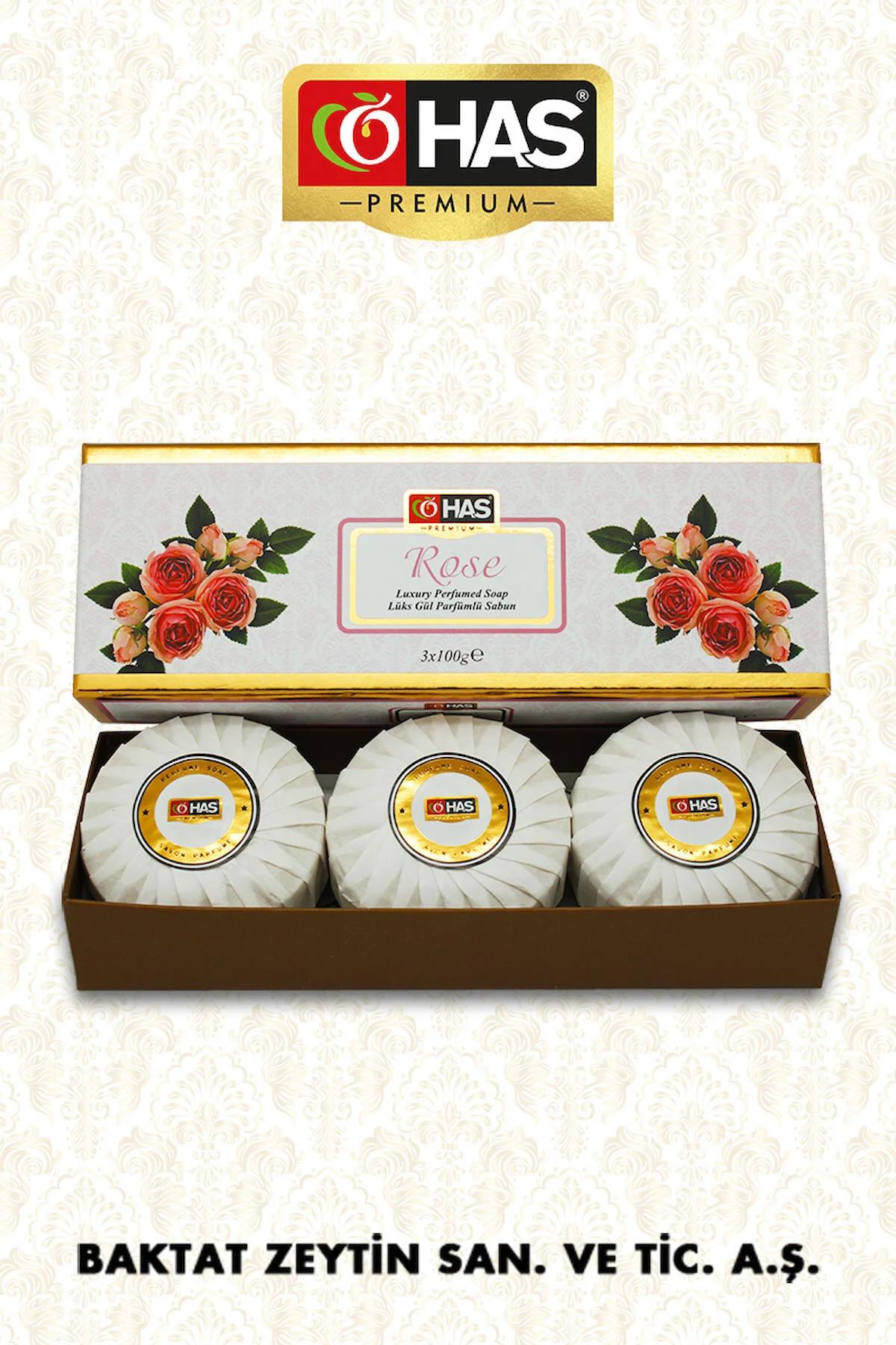 LÜKS GÜL PARFÜMLÜ SABUN 3x100g