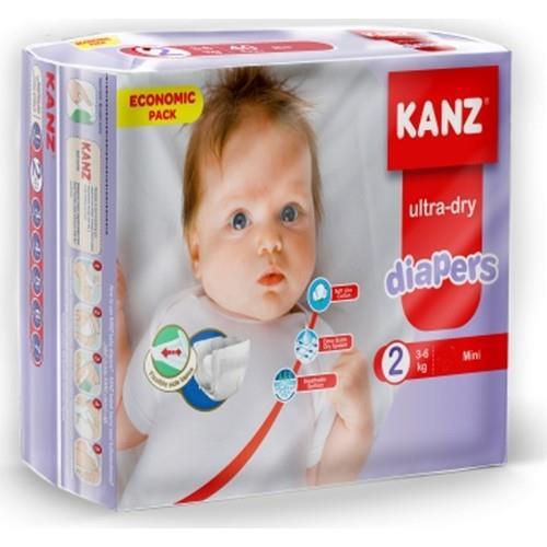 Kanz 2 Numara Bebek Bezi 3-6 Kg Mini 40'lı