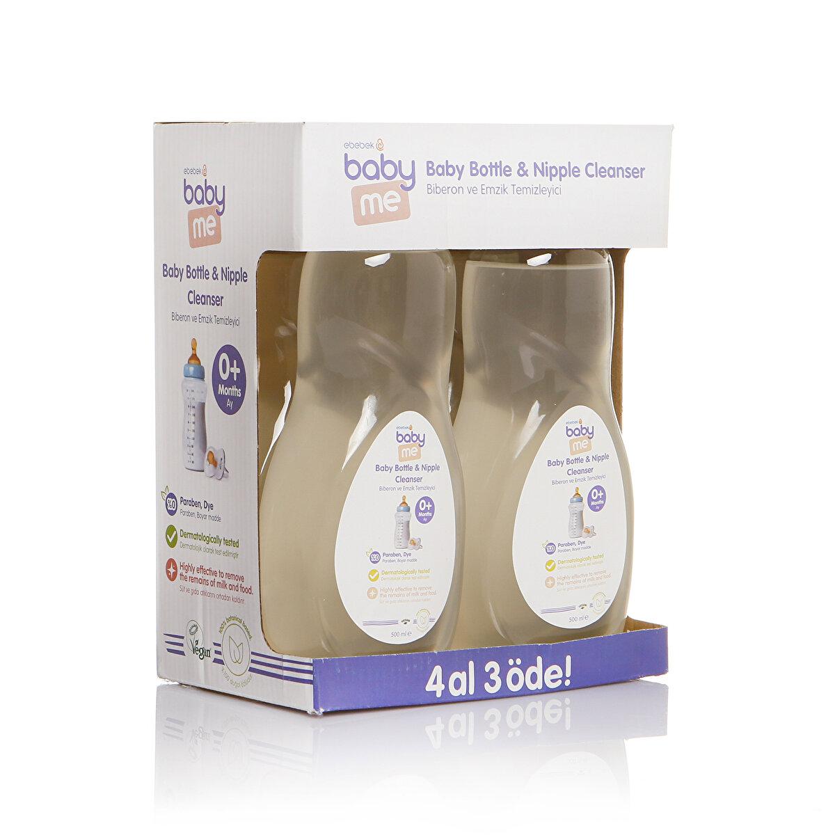 baby me Likit Emzik Biberon Temizleyici 500ml*4